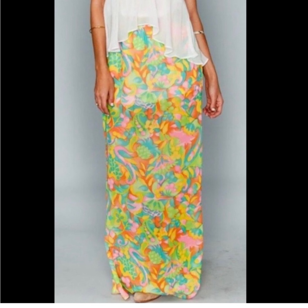 Show Me Your MuMu skirt in Twiggy Tulips